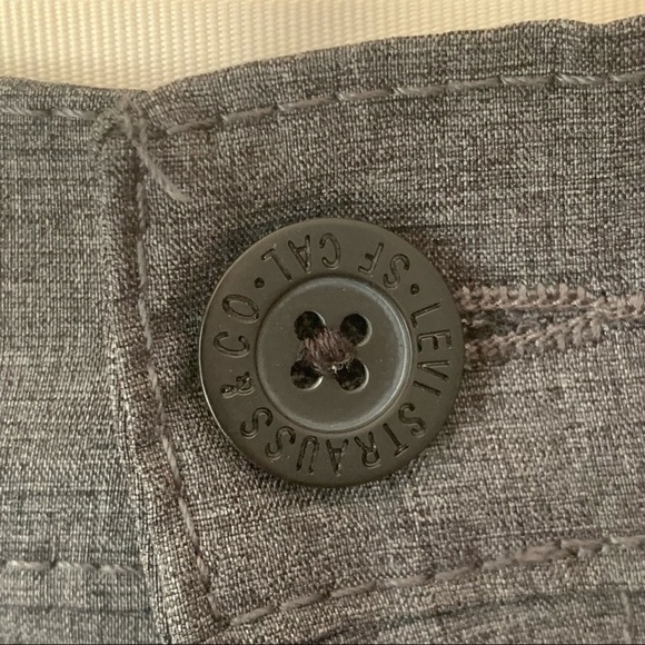 LEVI’S 511 Slim Performance Stretch Hybrid Short Gray Stretch Wicking Swim Sz 12 - Picture 10 of 12